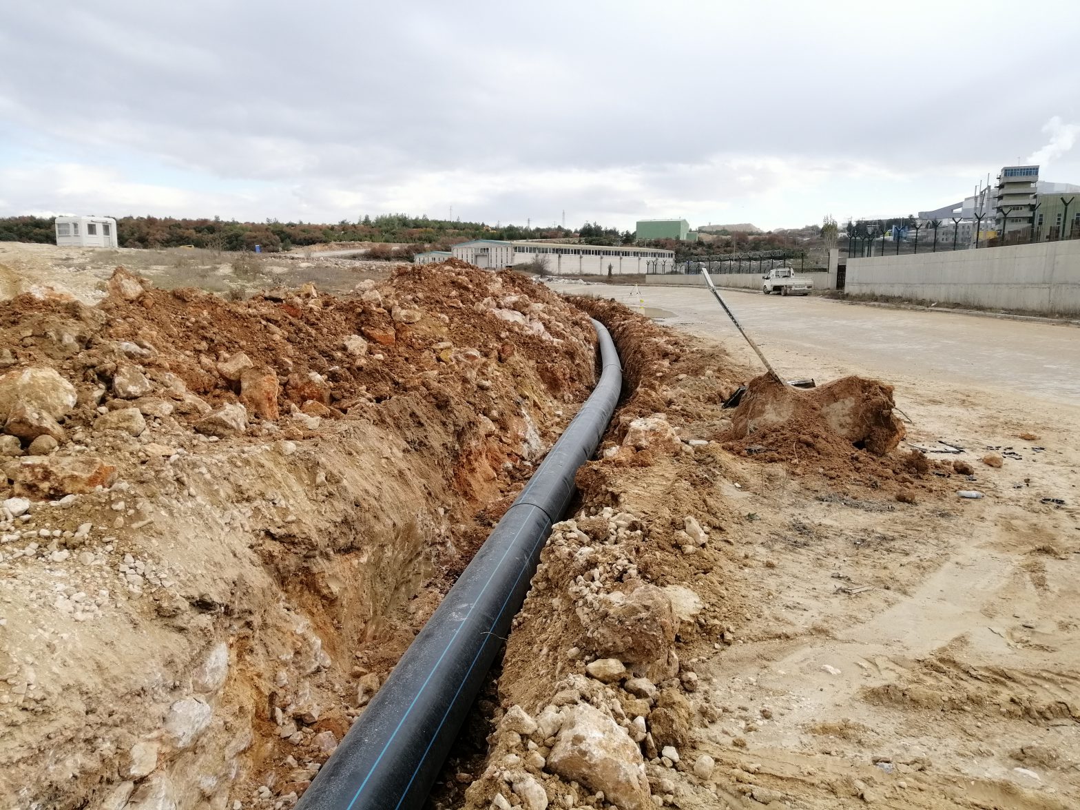 İlave Kanalizasyon Hattı Yapım İşi Tamamlanmıştır